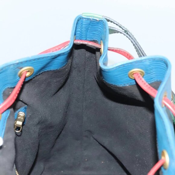 LOUIS VUITTON Epi Toriko Color Noe Bag Red Blue Green M44084 LV Auth 139347 - Picture 12 of 16